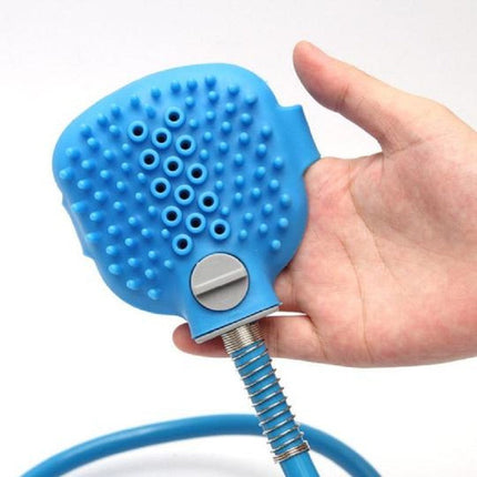 Pet Bathing Massager Tool with Full-Coverage Spray | Stress-Free Grooming for Dogs, Cats, and Horses