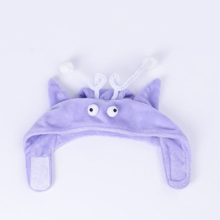 Head-Wearing Cat Toy with Feather Teaser | Adjustable Interactive Hat for Hands-Free Play