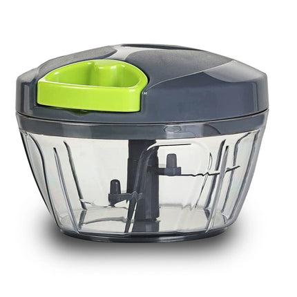 Manual Food Chopper with Stainless Steel Blades | Effortless Vegetable Cutting for Quick Meal Prep