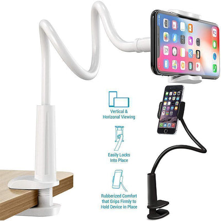 Phone Holder for Desk, Adjustable Phone Stand with 360 Rotation