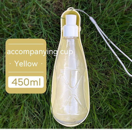 Portable Folding Dog Water Bottle with 550ml Capacity | Safe, Compact Hydration for Medium to Large Dogs