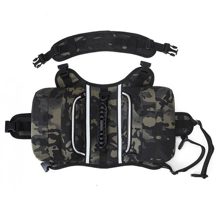 Outdoor Large Dog Backpack with Adjustable Fit & Breathable Oxford Cloth | Comfortable Travel for Small Pets