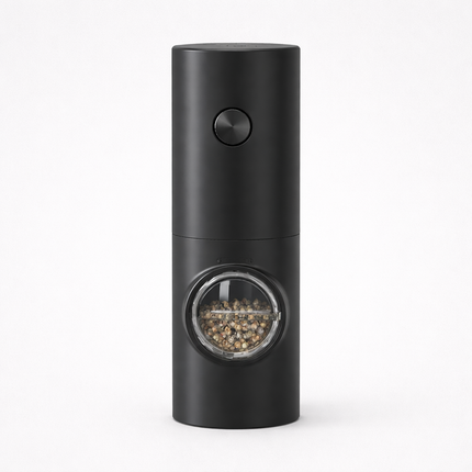 Electric Salt and Pepper Grinder Set, Automatic Pepper Mill with Modern Design – image 4