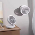 Desk Fan 2 in 1, Wall Mounted Fan with 3 Speeds, Quiet Bedroom Fan for Sleeping and Office