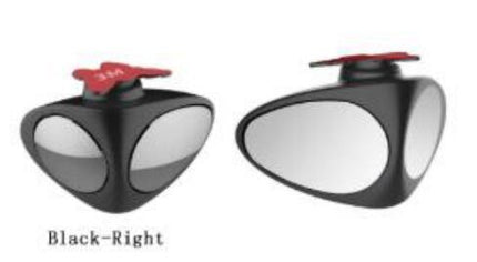 Triangle Rearview Mirror with Adjustable Swivel Mount | Enhanced Visibility for Safe Driving and Blind Spot Elimination
