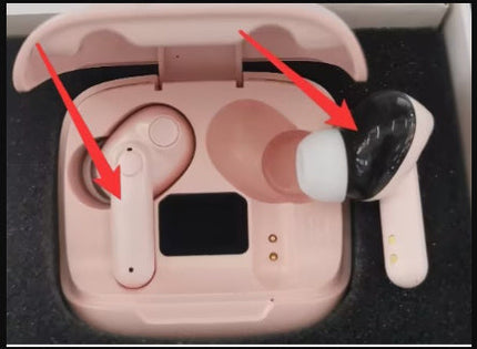 Mini Transparent Wireless Bluetooth Headset with LED Power Display | Noise Reduction for Ultimate Music Freedom