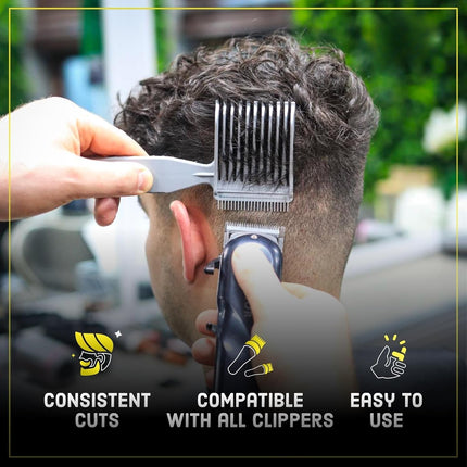 Fade Comb for Electric Clippers, Hair Cutting Tool for At Home Haircut