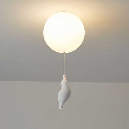 Bear Balloon Pendant Light, Cute Hanging Pendant Lamp in Warm White – image 9