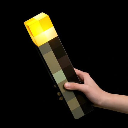 Retro Game Torch Light with Flickering Glow | Rechargeable & Cordless for Themed Rooms and Adventure Atmosphere