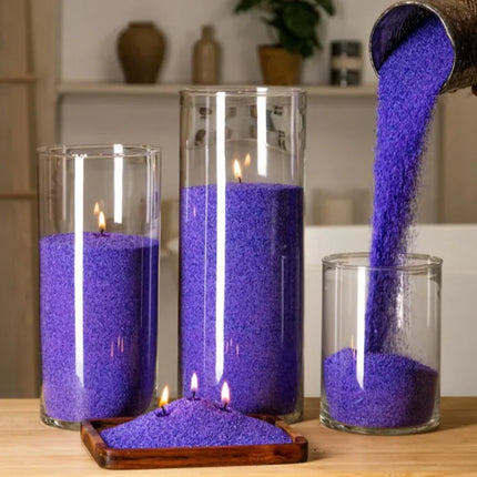 Customizable Candle Kit with Plant-Based Sand and Wicks | Create Unique Scents for Home Décor and Gifts