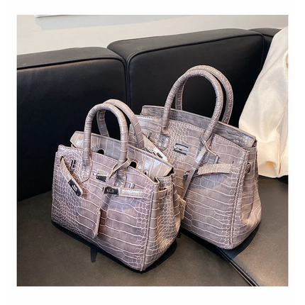 Faux Leather Tote Bag for Women, Crossbody Bag with Detachable Strap