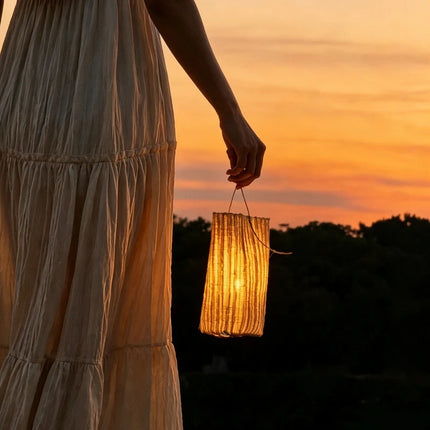 Battery Operated Lanterns, Decorative Hanging Lantern for Shelf Decor – image 7