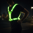 LED Safety Vest, High Visibility Vest with Lights, Rechargeable Reflective Vest for Night Visibility