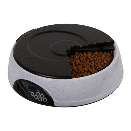 Automatic Pet Feeder with 6 Food Slots & Voice Reminder | Customizable Feeding Schedule for Busy Pet Owners