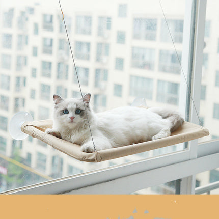 Cat Window Hammock with Durable Oxford Cloth | Comfortable Elevated Resting Spot for Feline Observation
