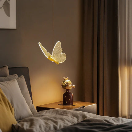 Celestiva Pendant Chandelier with Adjustable Suspension | Elegant Acrylic Wings for Serene Illumination