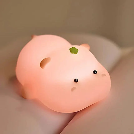 SqueezeBuddies Night Light with Adjustable Brightness | Portable Rechargeable Light for Cozy Bedtime Atmosphere