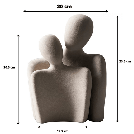 Love Sculpture, Ceramic Sculpture for Modern Home Decor and Office Decor – image 5