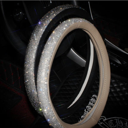 Cute Cartoon Leather Steering Wheel Cover for Most GM Models | Anti-Slip Design for Enhanced Comfort and Safety