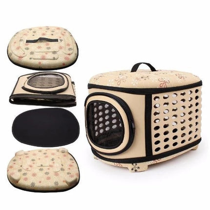 Cat Carrier with Soft Sides and Hard Base | Safe and Comfortable Travel for Your Feline Friend