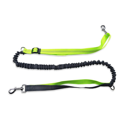 Hands-Free Dog Leash with Elastic Design & Waist Belt | Comfortable Running for Active Dog Owners