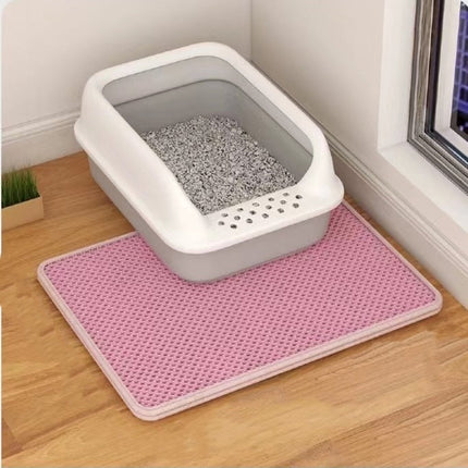 Double Layer Cat Litter Mat with Stain-Resistant Material | Traps Litter for a Clean Home
