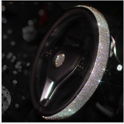Cute Cartoon Leather Steering Wheel Cover for Most GM Models | Anti-Slip Design for Enhanced Comfort and Safety