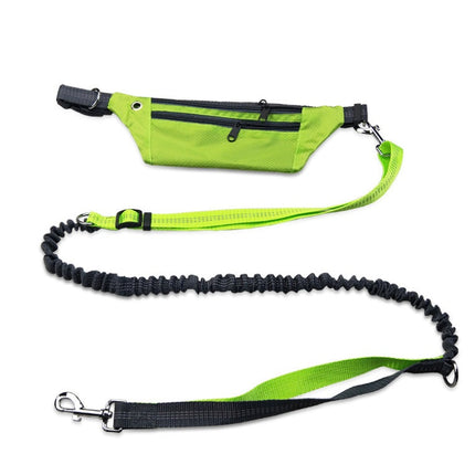 Hands-Free Dog Leash with Elastic Design & Waist Belt | Comfortable Running for Active Dog Owners