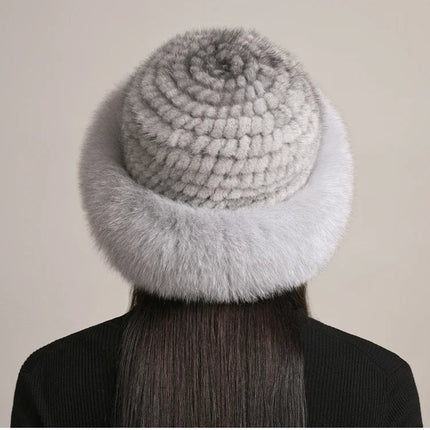 Winter Hats for Women, Real Mink Fur Hat – image 9