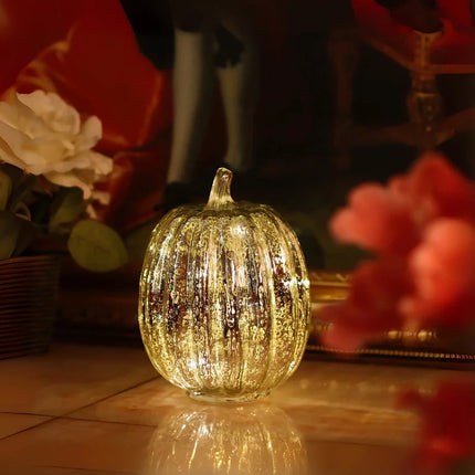 Hand-Blown Glass Lamp with Built-In Timer | Unique Artisanal Lighting for Cozy Atmospheres