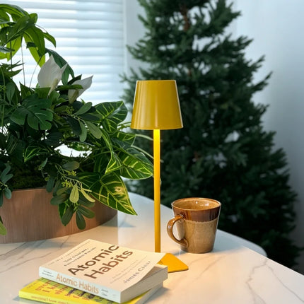 Dimmable Tall Cordless Table Lamp with Touch Control | Waterproof Design for Indoor and Outdoor Ambiance