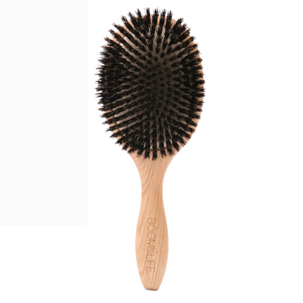 Boar Bristle Hair Brush, Wooden Detangling Brush for All Hair Types, Natural Boar Bristle Brush, Hair Styling Tool