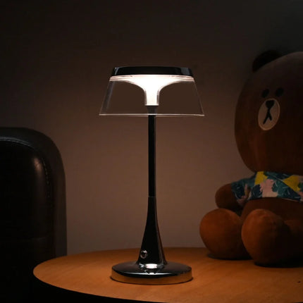 Modern Table Lamp with Adjustable Brightness | Cordless Acrylic Lighting for Versatile Home Decor