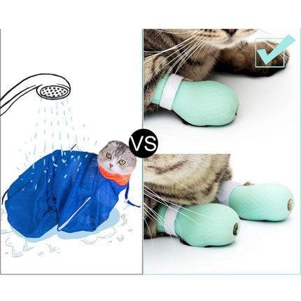 Cat Foot Bath Set with Soft Silicone Design | Easy Paw Cleaning for All Cat Sizes