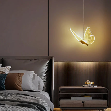 Celestiva Pendant Chandelier with Adjustable Suspension | Elegant Acrylic Wings for Serene Illumination
