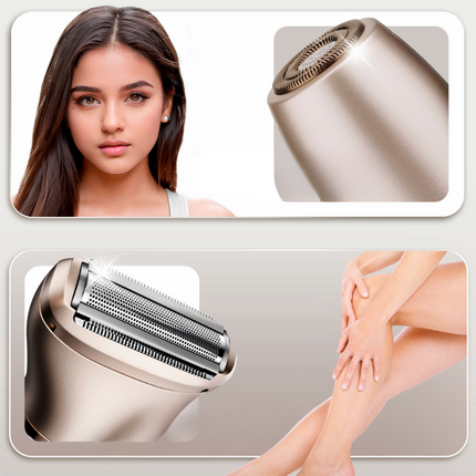 Electric Shaver for Women, Waterproof Electric Shaver Wet and Dry