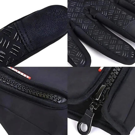 Waterproof Winter Gloves with Touchscreen Fingertips, Warm Gloves with Anti Slip Grip