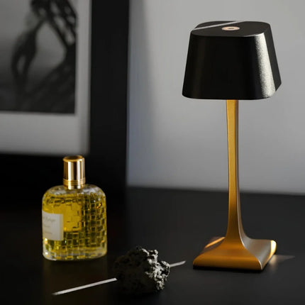 Dimmable Table Lamp with Rechargeable Design & 14-Hour Runtime | Waterproof Lighting for Indoor and Outdoor Use