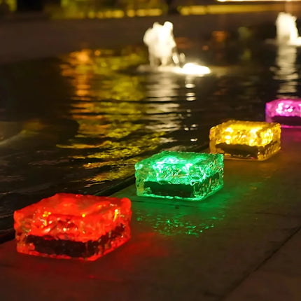 Solar Brick Outdoor Light with Dusk Sensor | Waterproof Illumination for Patios and Gardens