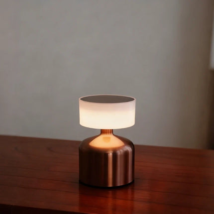 Dimmable Wrought Iron Table Lamp with Portable Design | Customizable Lighting for Elegant Interiors