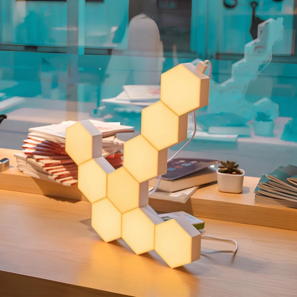 Honeycomb Hexalight Smart LED Wall Panels with App Control | Customizable Color Lighting for Gaming and Ambiance