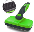 Stainless Steel Self-Cleaning Slicker Brush for Dogs and Cats | Effortless Grooming and Fur Removal