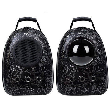 Transparent Portable Pet Backpack with Bubble Window | Comfortable Carrier for Outdoor Adventures
