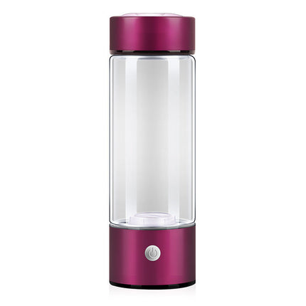 Portable Hydrogen Water Bottle with Borosilicate Glass | Quick 3-Minute Hydration for Enhanced Health Benefits