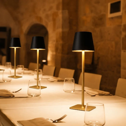Dimmable Tall Cordless Table Lamp with Touch Control | Waterproof Design for Indoor and Outdoor Ambiance