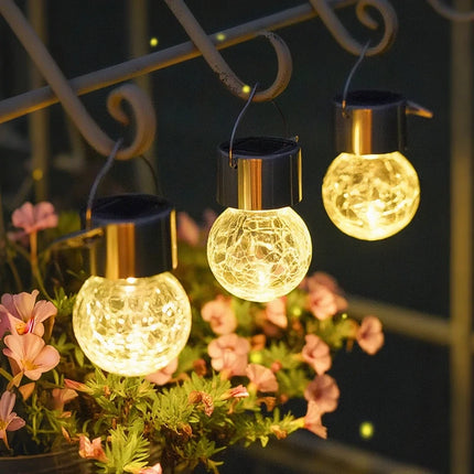 Solar-Powered Lantern with Dusk Sensor & Jute Rope Handle | Weather-Resistant Outdoor Lighting for Cozy Evenings