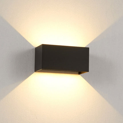 Outdoor Wall Sconce, Up and Down LED Outdoor Light, Modern Porch Light Fixture for Patio and Fence