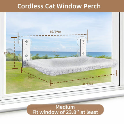 Foldable Cat Hammock with Cordless Design | Comfortable Resting Spot for Indoor Cats