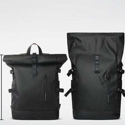 Stylish Black Men's Travel Backpack with Waterproof Features | Comfortable 20-35L Capacity for Leisure Adventures