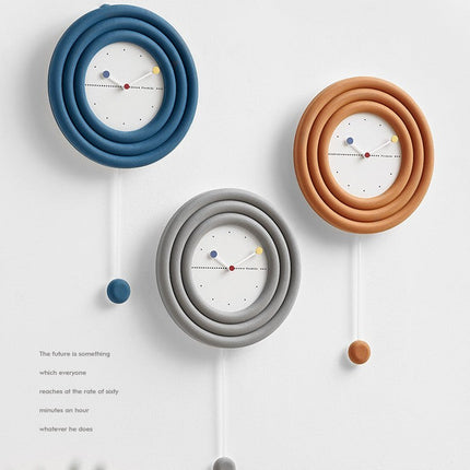 Nordic Light Luxury Wall Clock with Silent Movement | Modern Minimalist Design for Home Décor